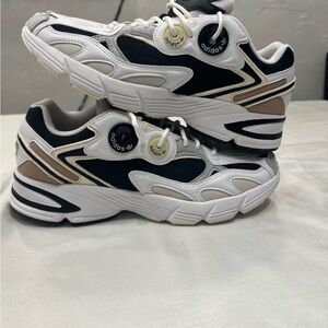 adidas Women's Sneakers - White, Black, Tan